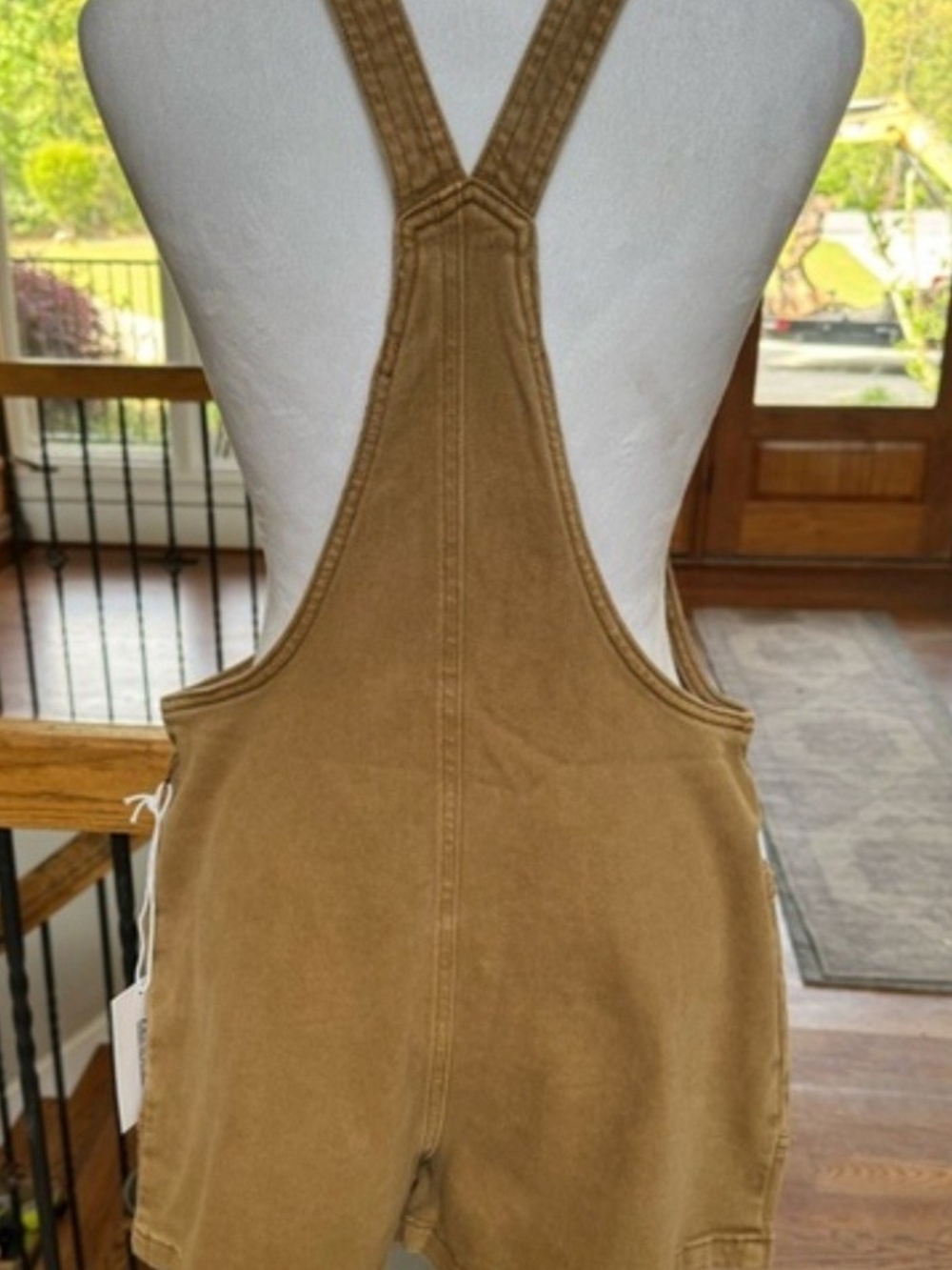 Zenana Deep Camel Women's
Washed Knot Strap Romper-Sizes Small or Medium - Picture 2 of 5